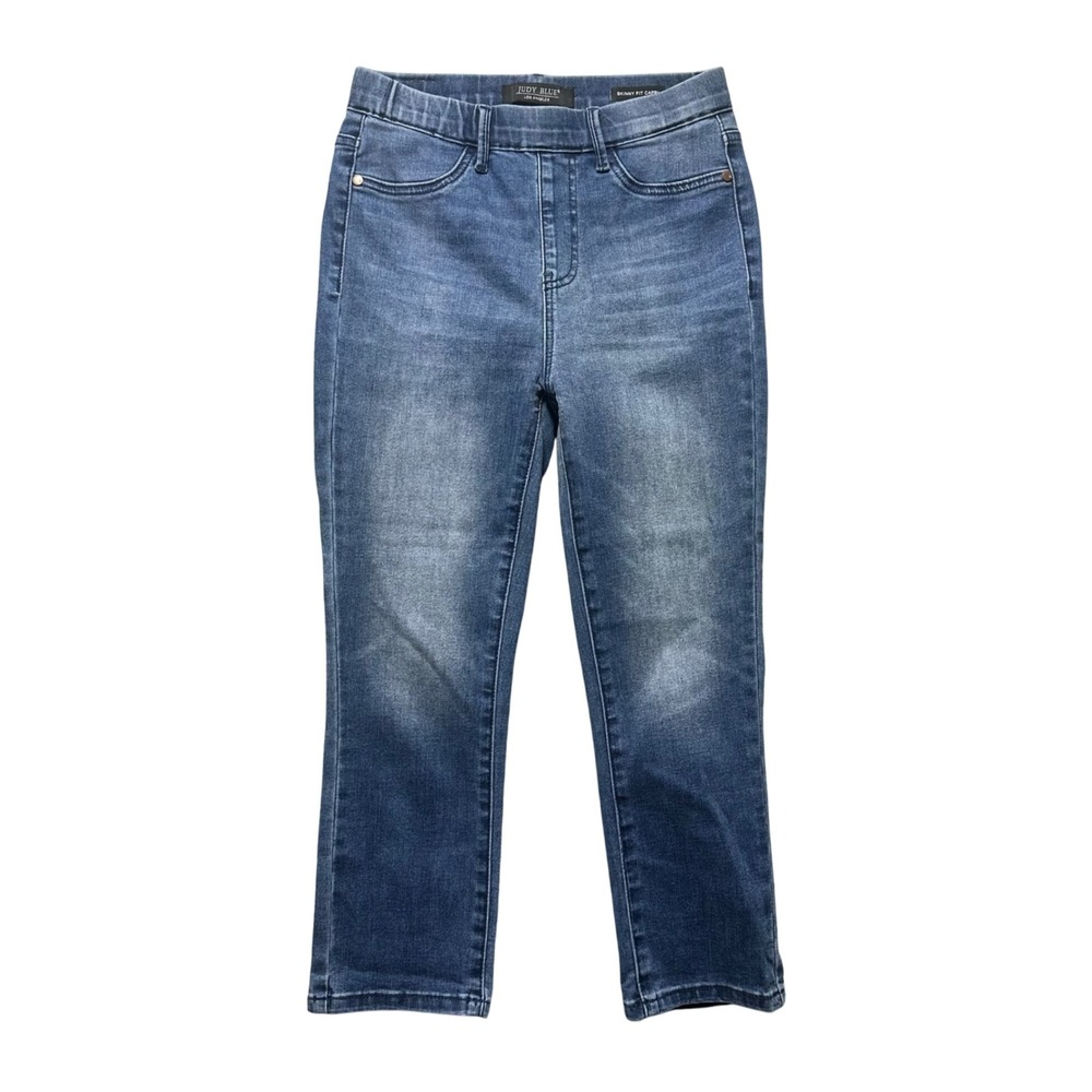 Judy Blue Skinny Fit Capri Jeans Women Blue Denim Size 1 25 Style JB78111 MD